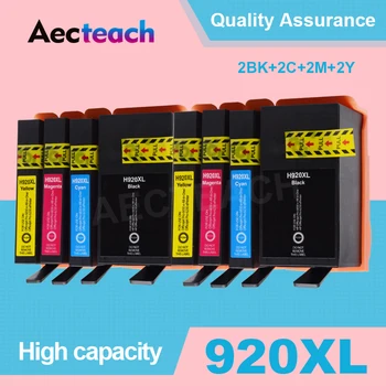 Aecteach 920XL Смяна на касети с мастило HP 920 XL, Съвместими с вашия принтер HP Officejet 6500 6500A 6000 7000 7500 7500A